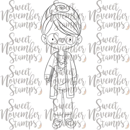 Digital Stamp - First Day: Mrs. James
