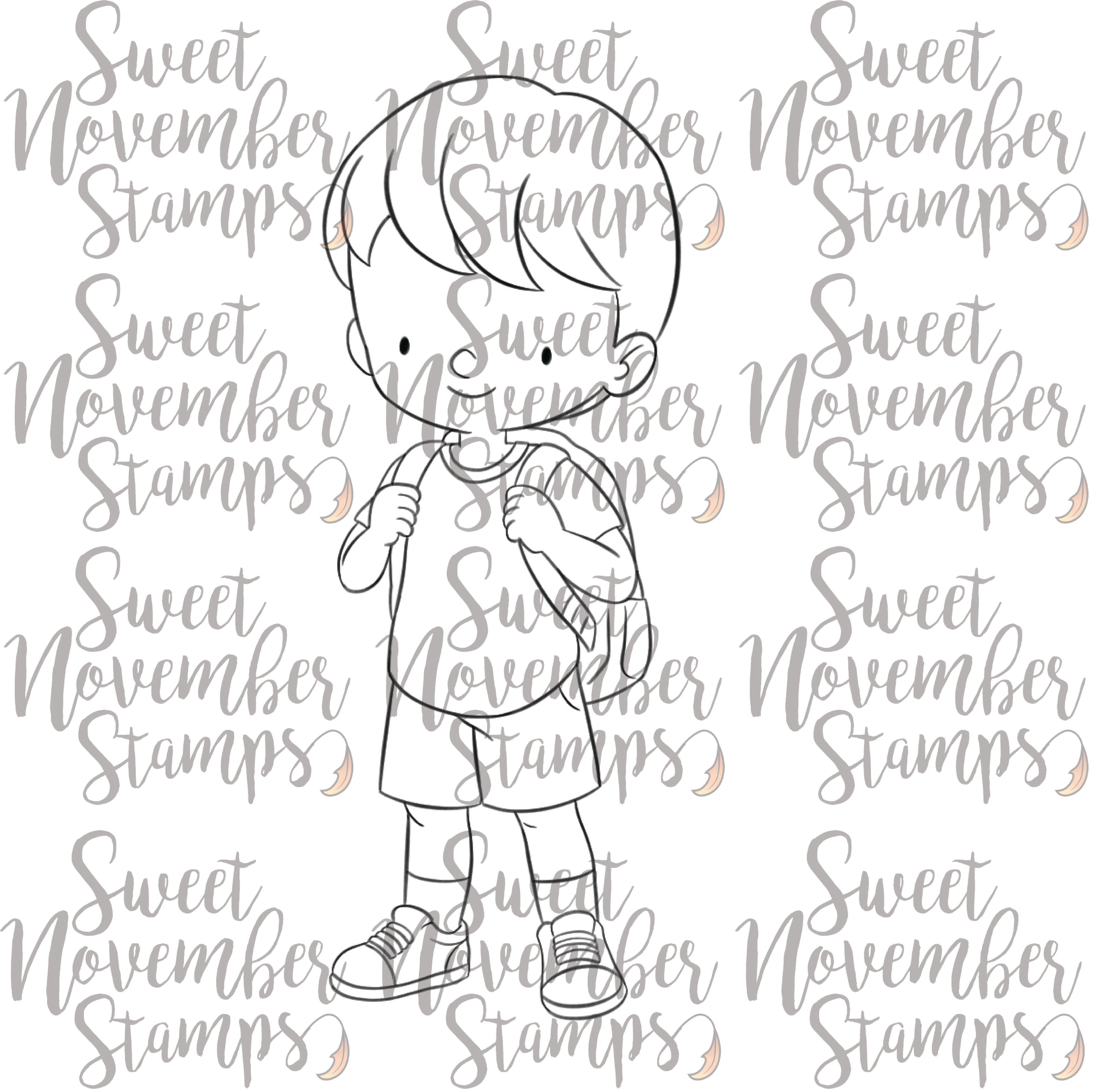 Digital Stamp - First Day: Tanner