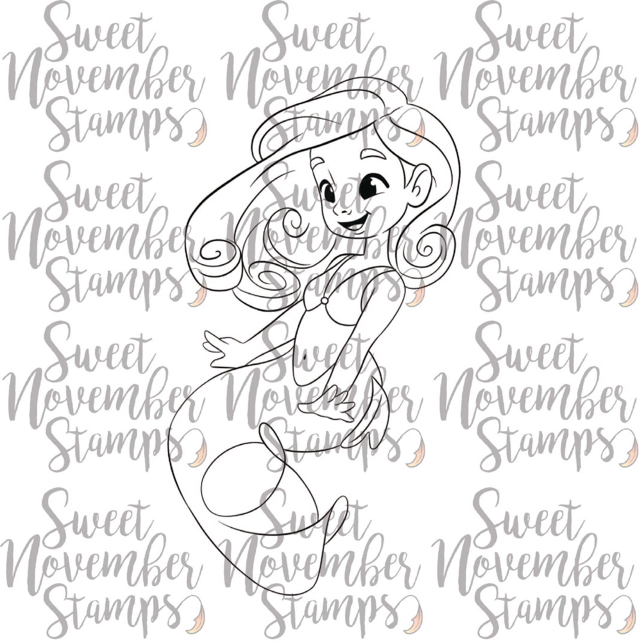 Digital Stamp - MerMay Progression Challenge 2025: Flavia