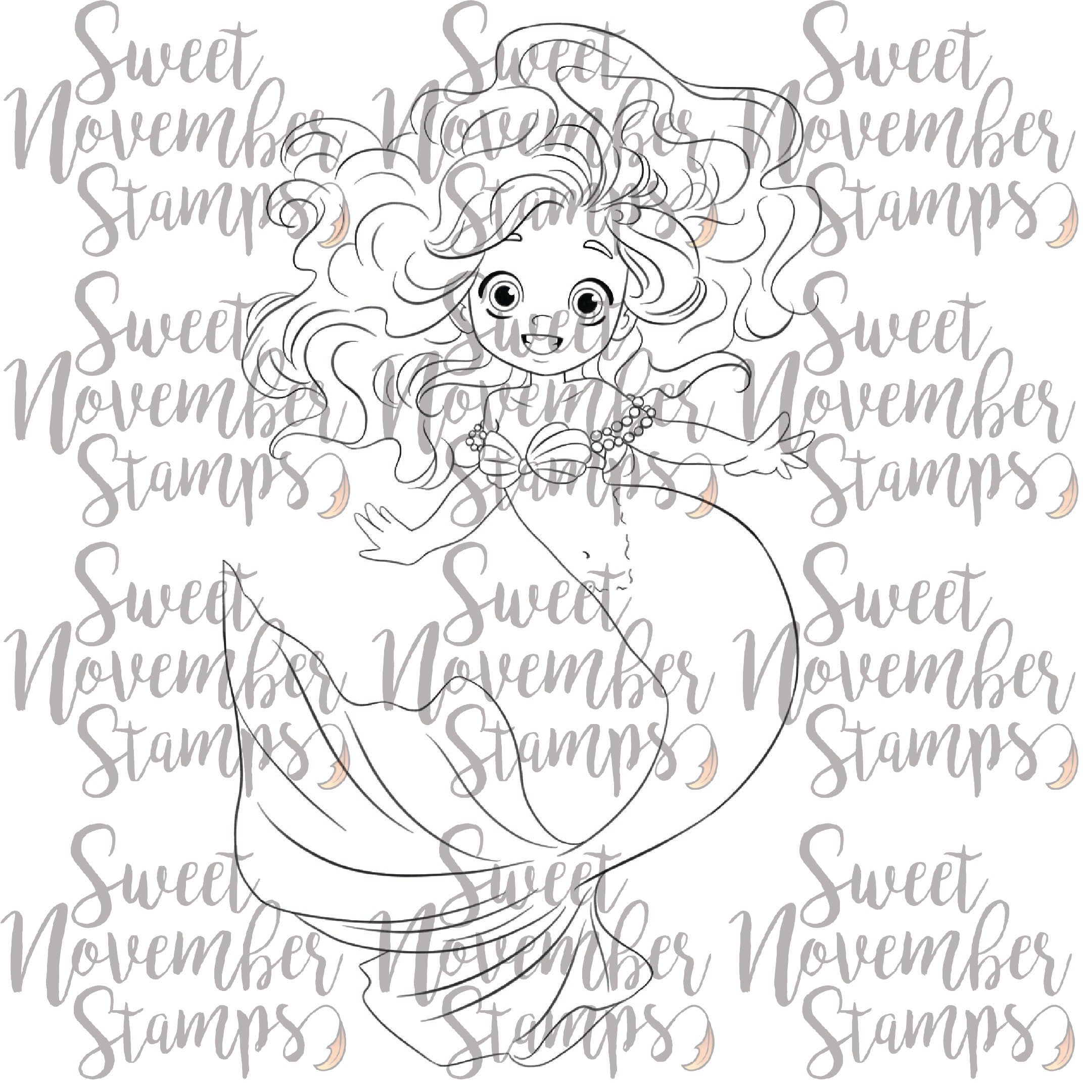 Digital Stamp - Tidewater Tails: Flavia