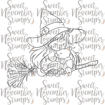 Digital Stamp - Flying with Charlie