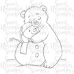 Digital Stamp - Frosty Hugs