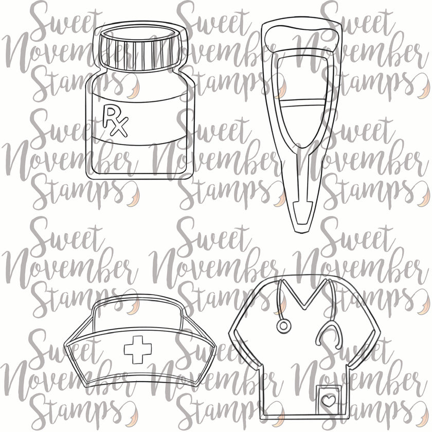 Digital Stamp - Get Well Cookies: Set 3