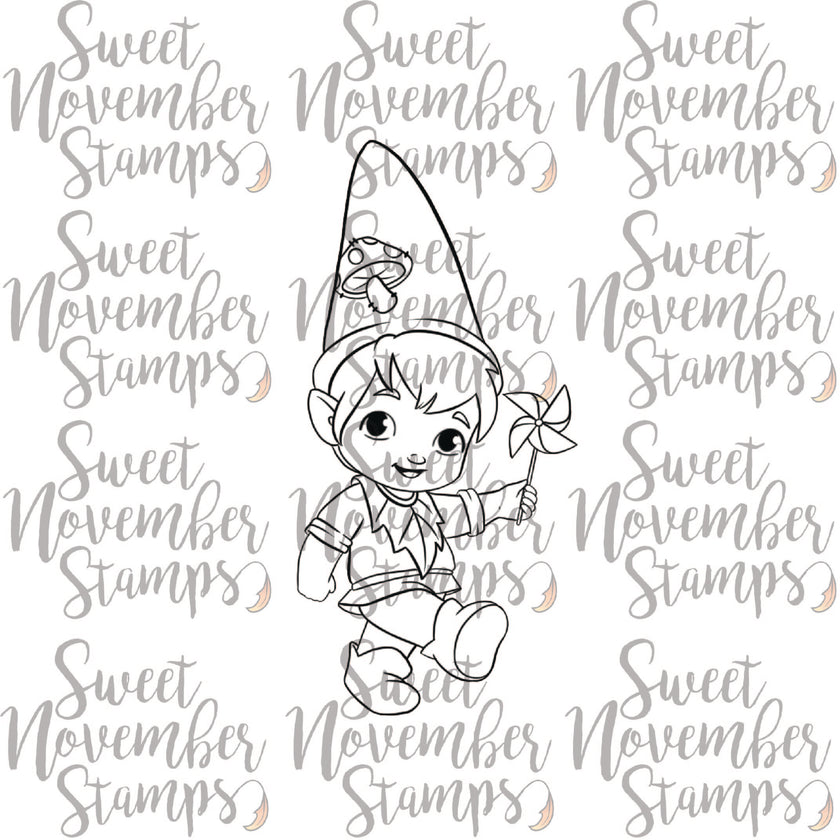 Digital Stamp - Li'l Gnomie: Gnathan
