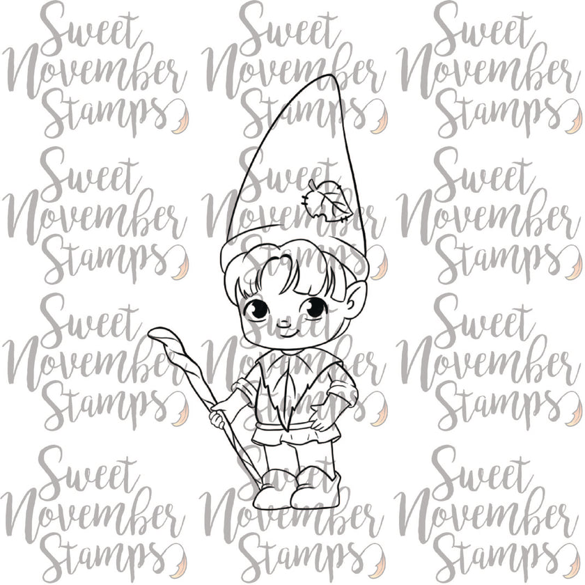 Digital Stamp - Li'l Gnomie Gnicholas