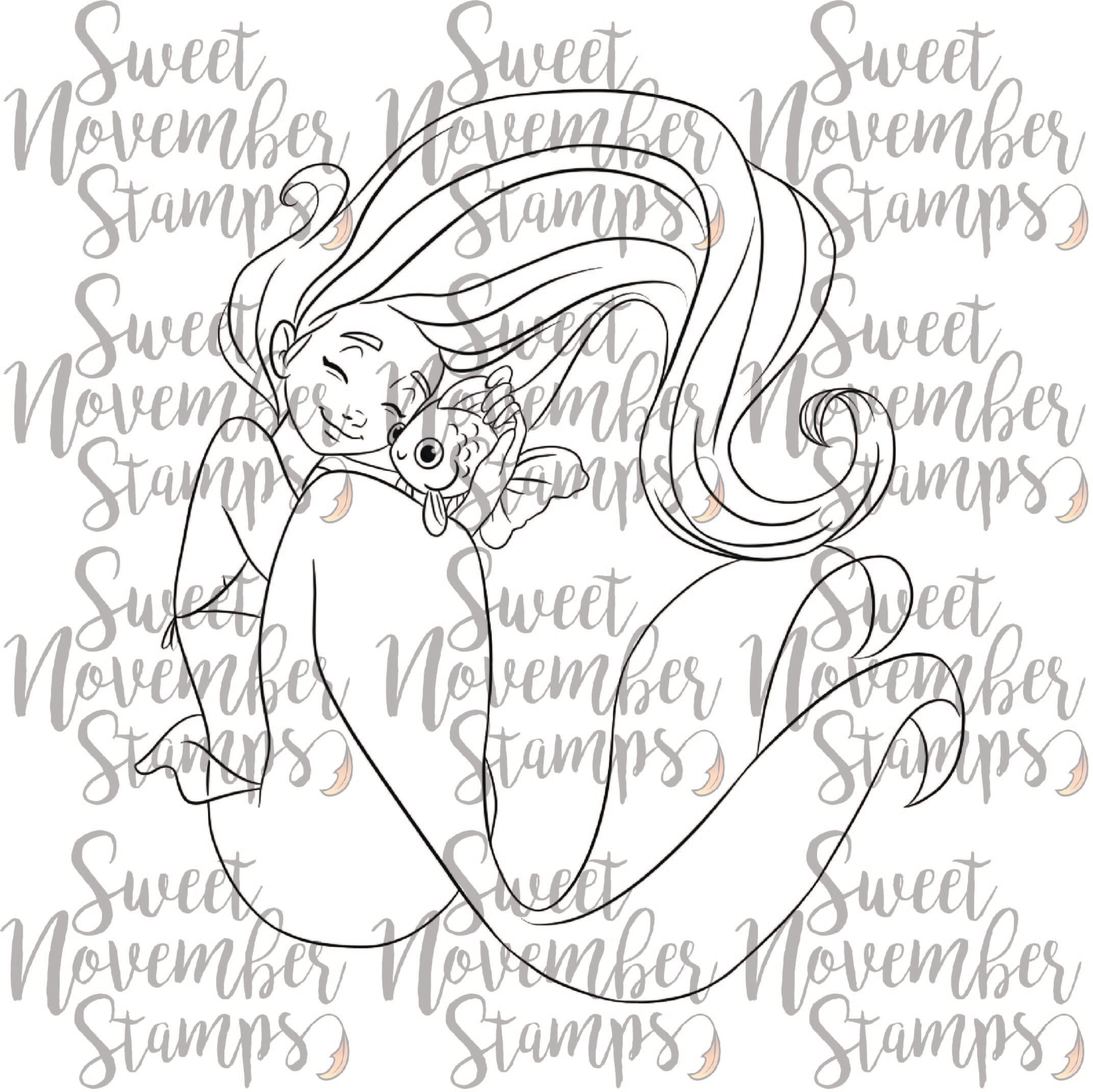 Digital Stamp - Love to Sea You: Goldie Love