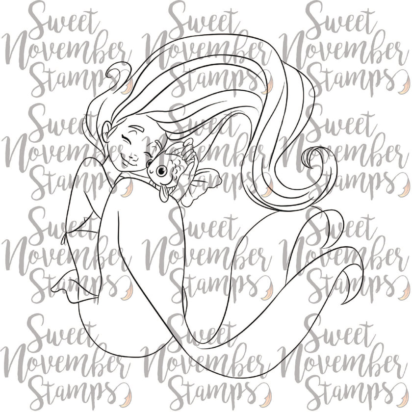 Digital Stamp - Love to Sea You: Goldie Love