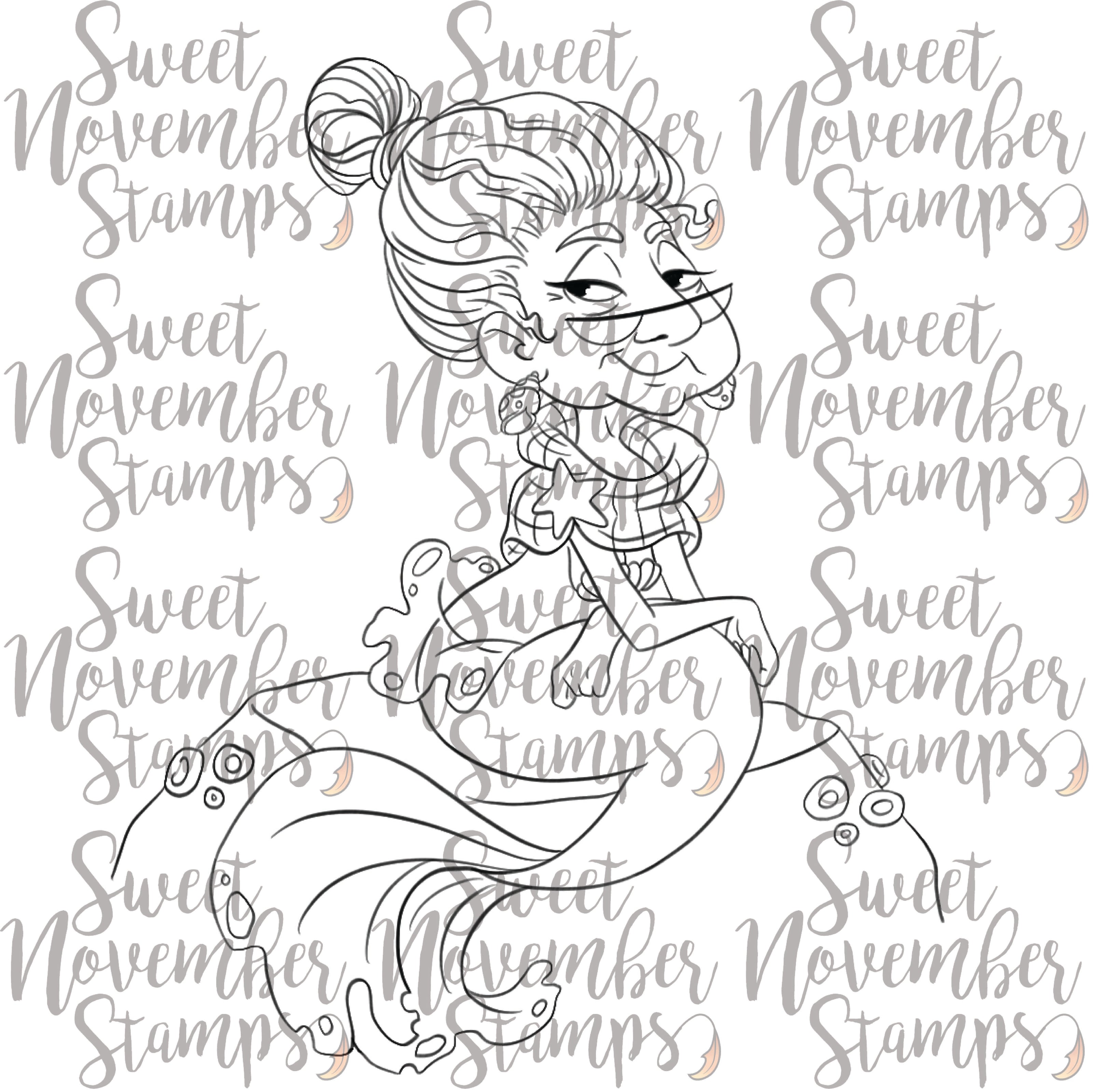 Digital Stamp - Granny High Tide