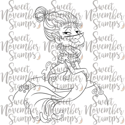 Digital Stamp - Granny High Tide