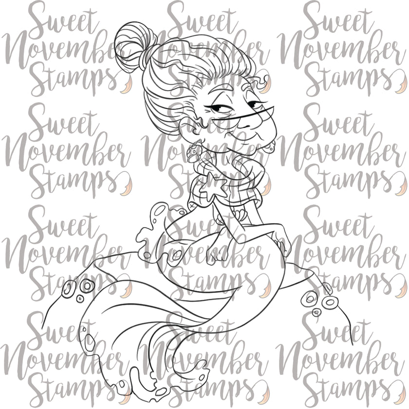 Digital Stamp - Granny High Tide
