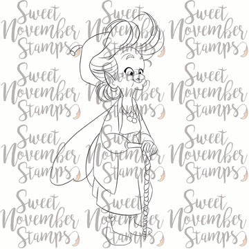 Digital Stamp - Granny Thistleblossom