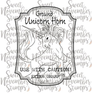 Digital Stamp - Potion Label Bundle: Ground Unicorn Horn