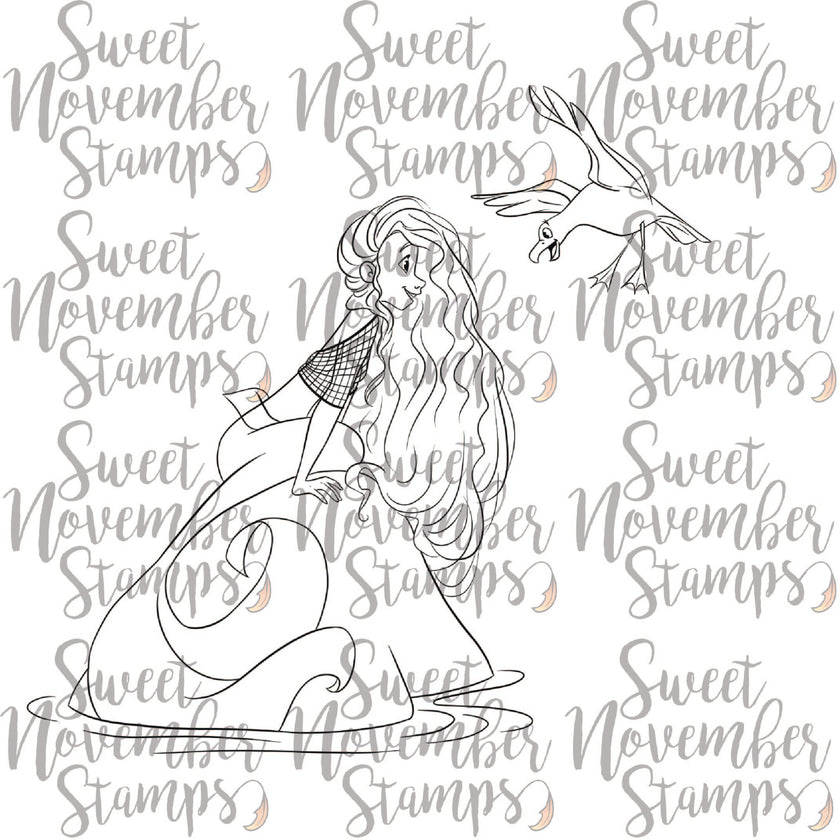 Digital Stamp - Love to Sea You: Gull Friends