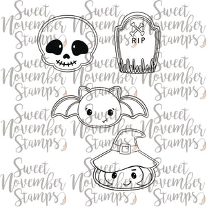 Digital Stamp - Halloween Cookies: Cookie Set 1