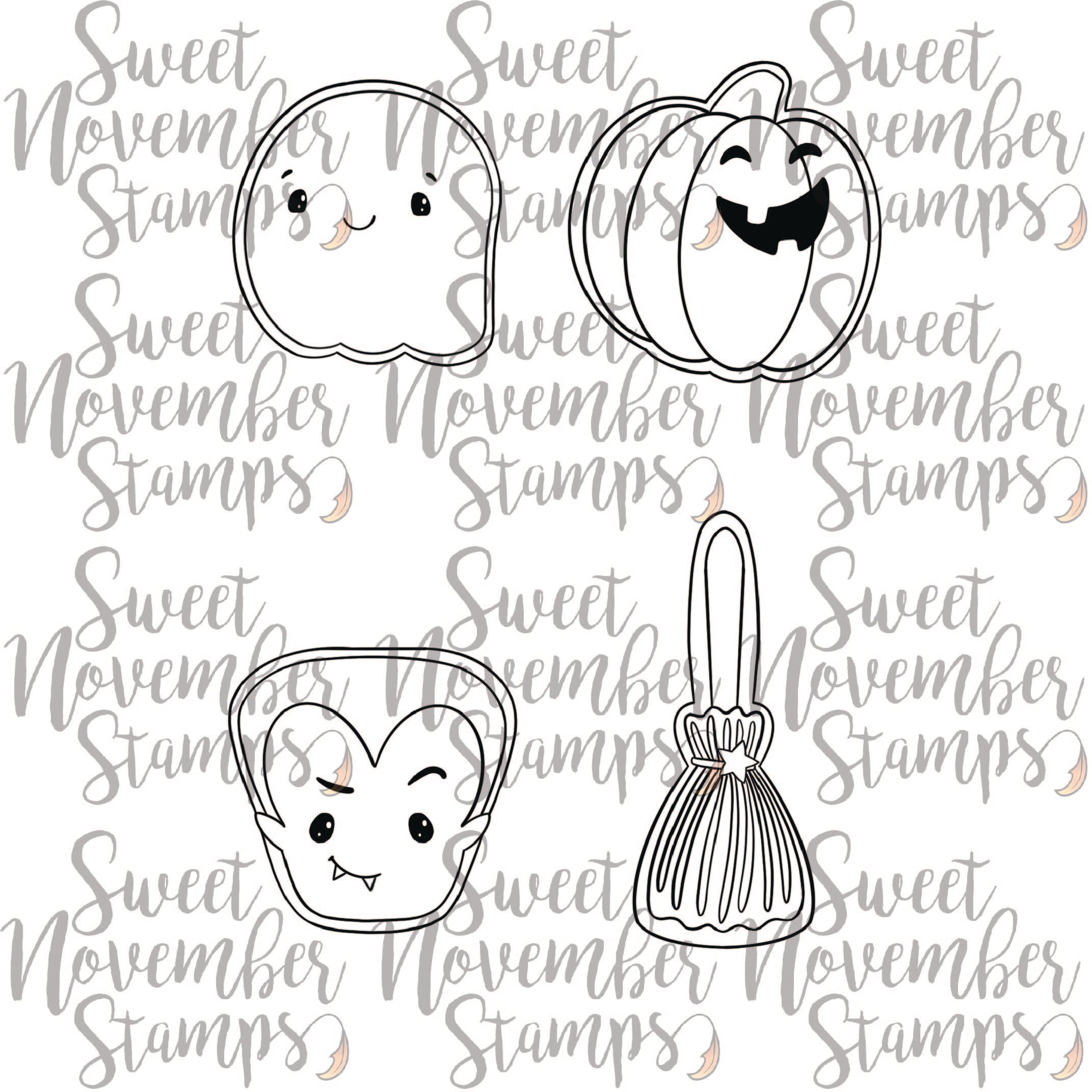 Digital Stamp - Halloween Cookies: Cookie Set 2