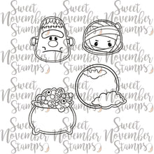 Load image into Gallery viewer, Digital Stamp - Halloween Cookies: Cookie Set 3
