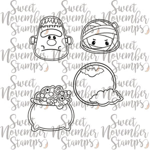 Digital Stamp - Halloween Cookies: Cookie Set 3