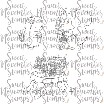 Digital Stamp - Halloween Party: Treat Table
