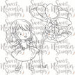 Digital Stamp - Honeysweet and Pollen