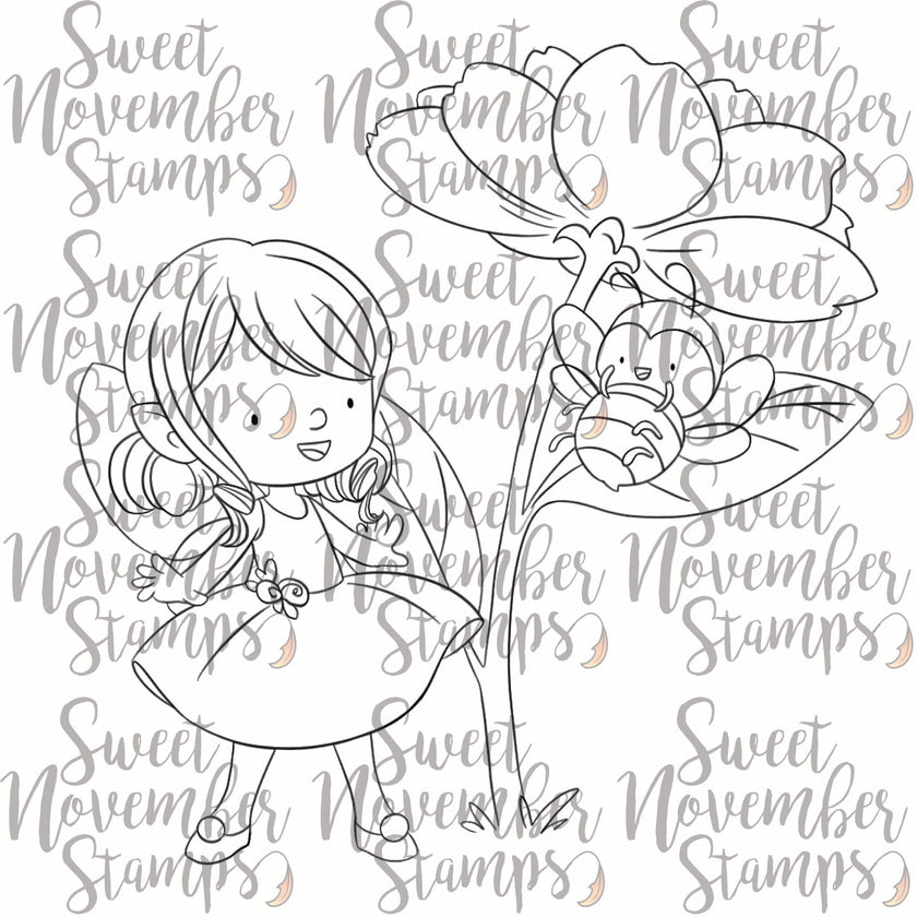 Digital Stamp - Honeysweet and Pollen