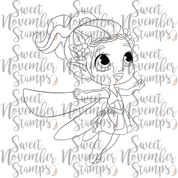 Digital Stamp - Flutter Fairy
