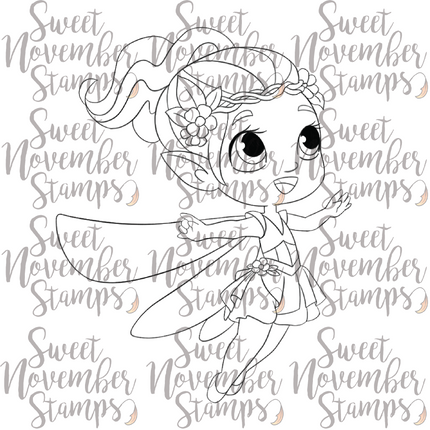 Digital Stamp - Flutter Fairy