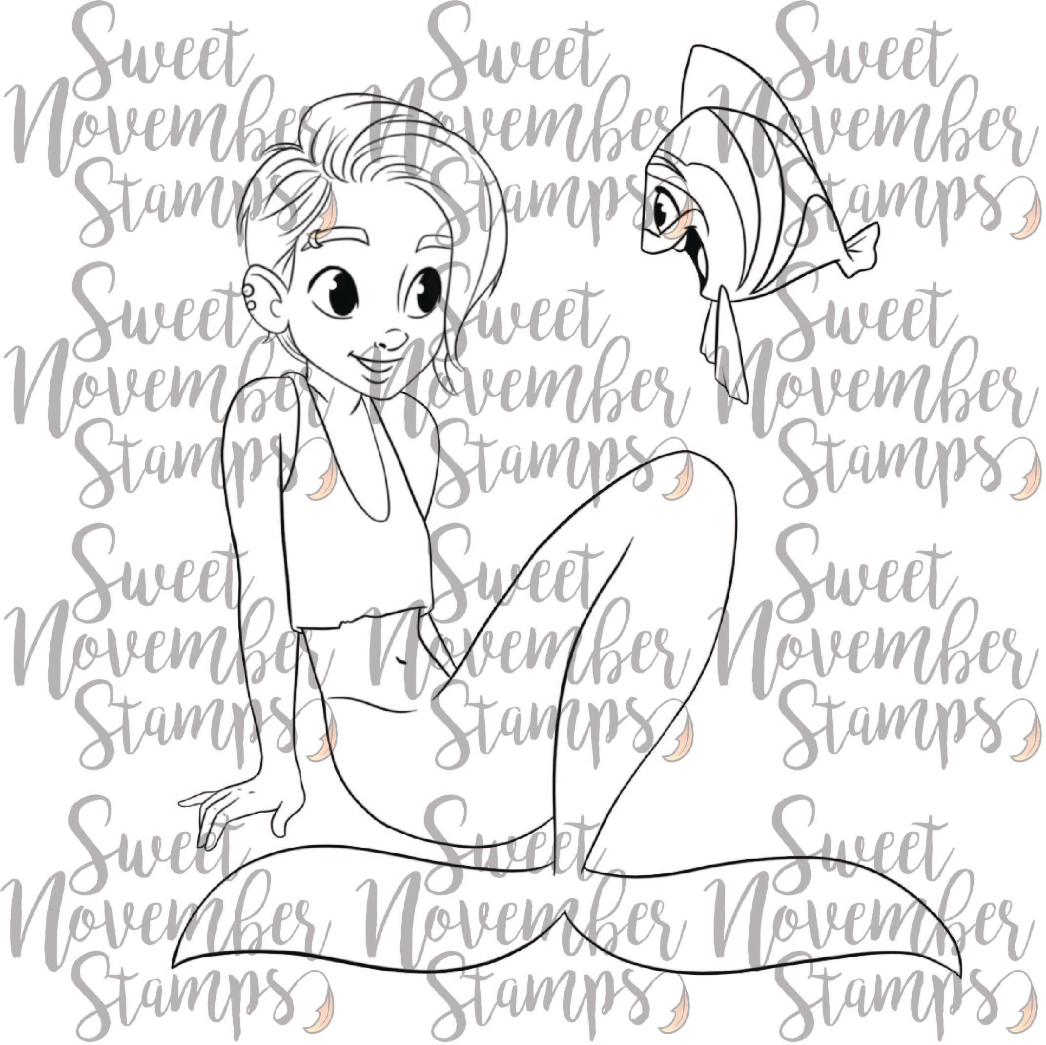 Digital Stamp - Different Strokes: Kai