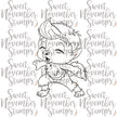 Digital Stamp - Li'l Wolfy Sweet