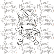 Load image into Gallery viewer, Digital Stamp - Li&#39;l Wolfy Sweet
