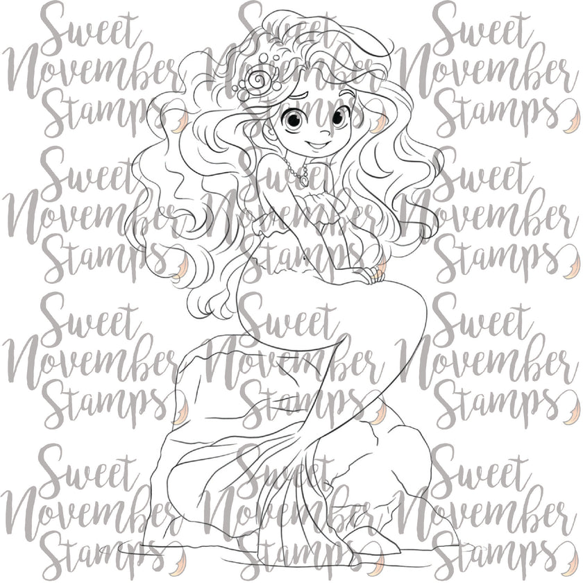 Digital Stamp - Tidewater Tails: Luchia