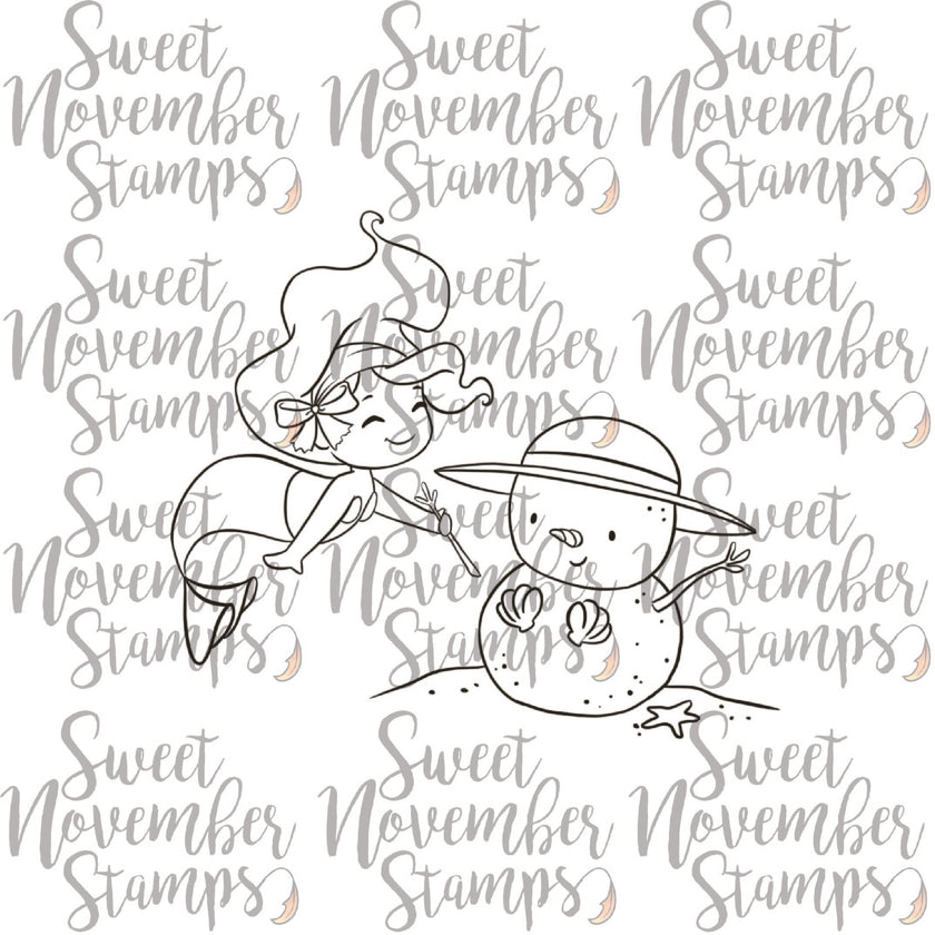 Digital Stamp - Merwee Christmas: Lucy's Sandman