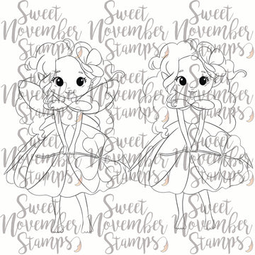 Digital Stamp - Magpie Cloverwood