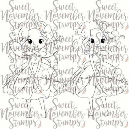 Digital Stamp - Magpie Cloverwood