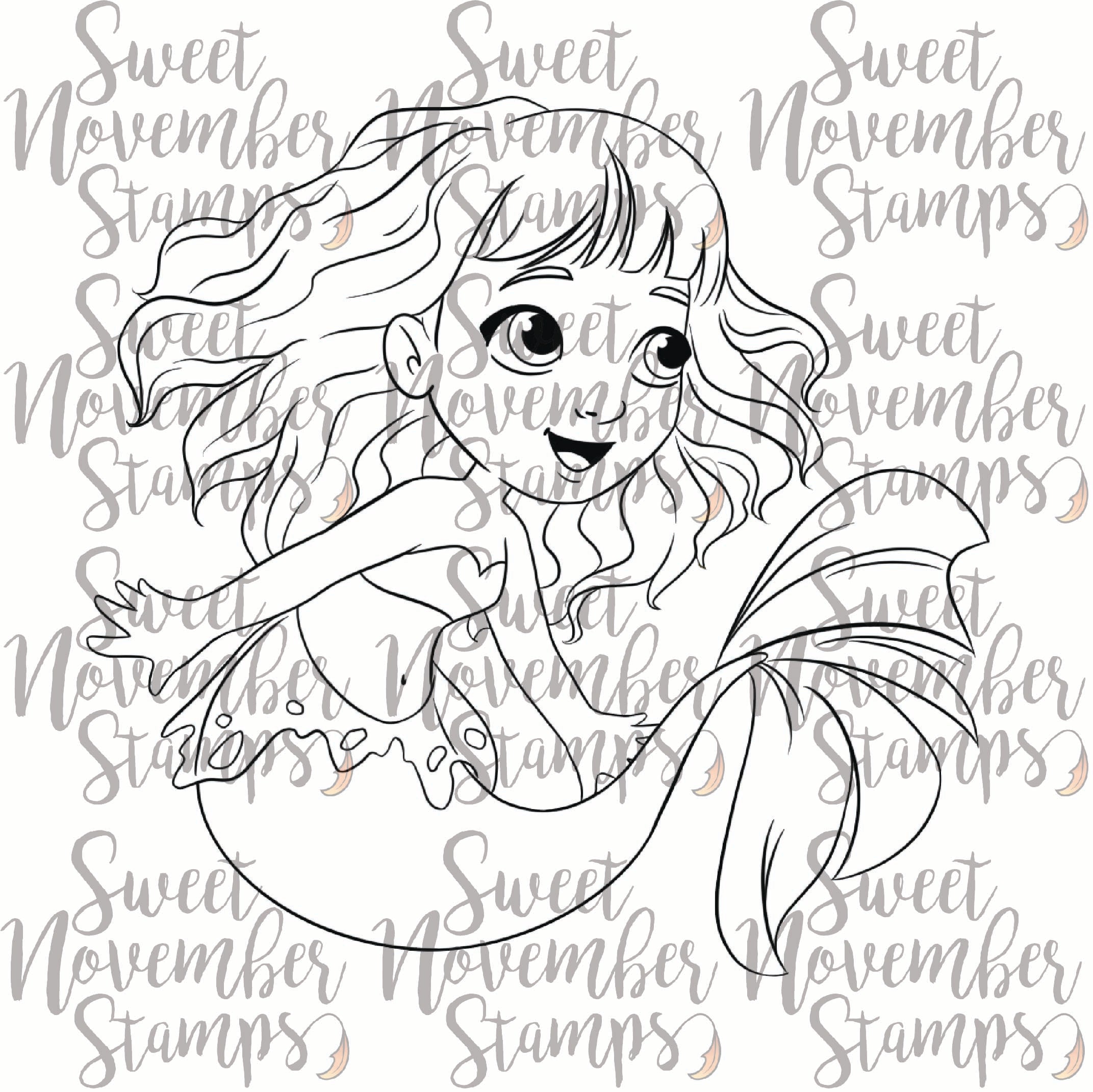 Digital Stamp - A Sea Full of Friends: Maris