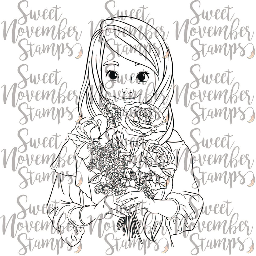 Digital Stamp - May Flowers: Mary Kate