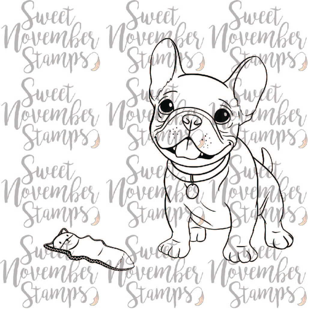 Digital Stamp - Dog Park 3: Mav the French Bulldog