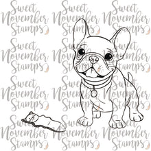 Load image into Gallery viewer, Digital Stamp - Dog Park 3: Mav the French Bulldog
