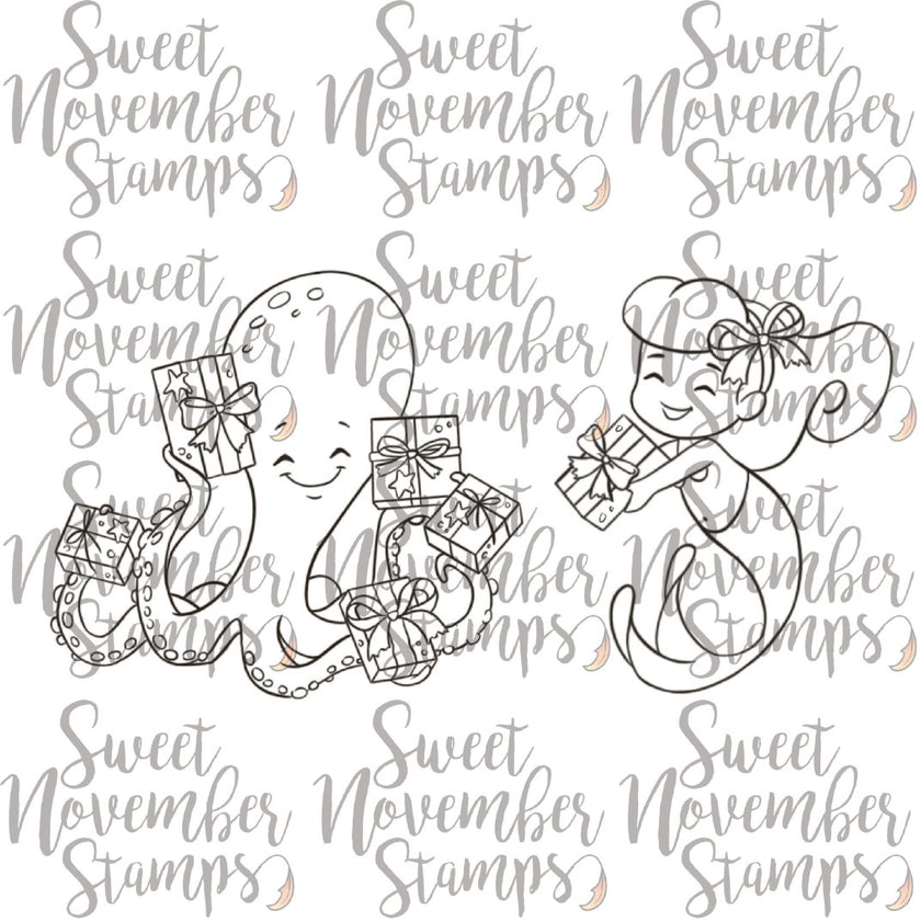 Digital Stamp - Merwee Christmas: McCallister and Kate