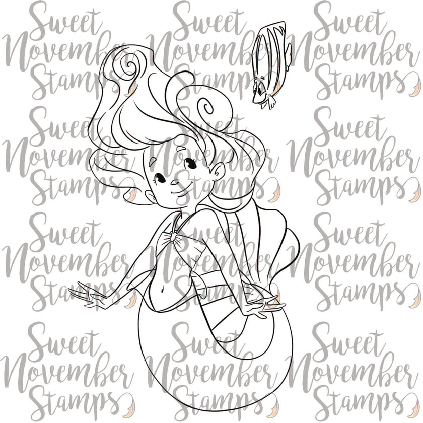 Digital Stamp - MerMay 24: MerMaisie