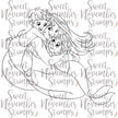 Digital Stamp - Mermazing Boy Mom
