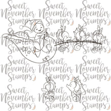 Load image into Gallery viewer, Digital Stamp - Merwee Christmas: Merri&#39;s Sleigh Ride
