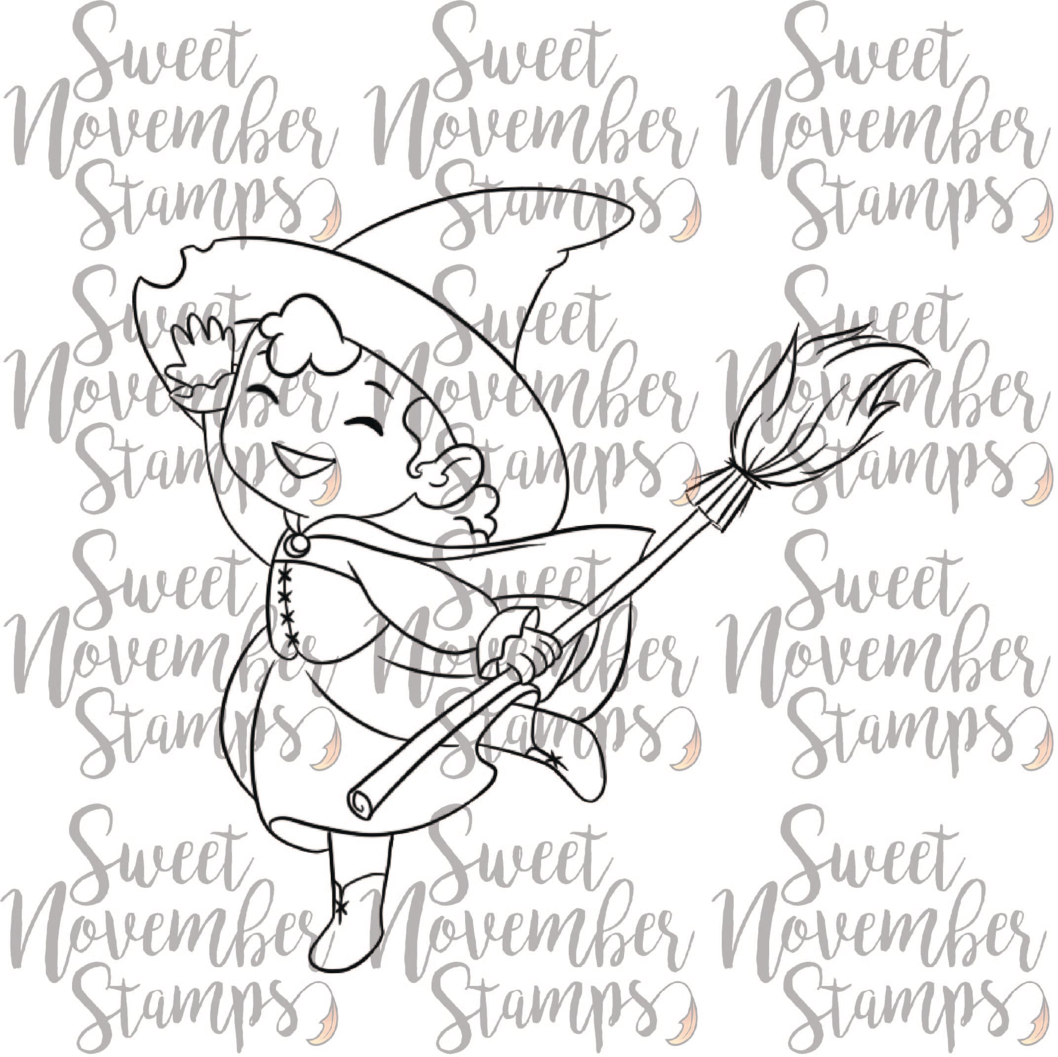Digital Stamp - Moon Dance Witchwee: Edwina