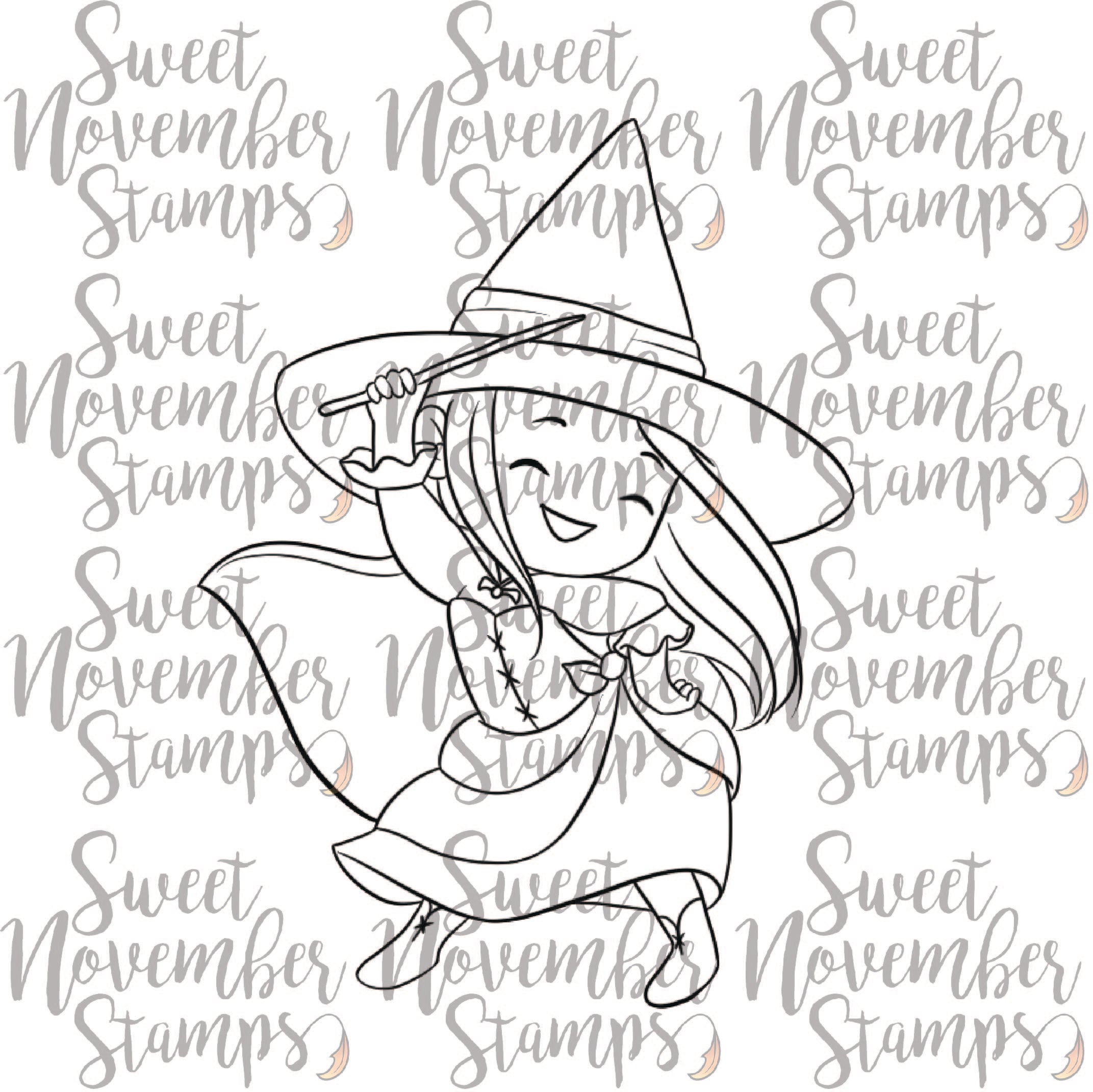 Digital Stamp - Moon Dance Witchwee: Hester