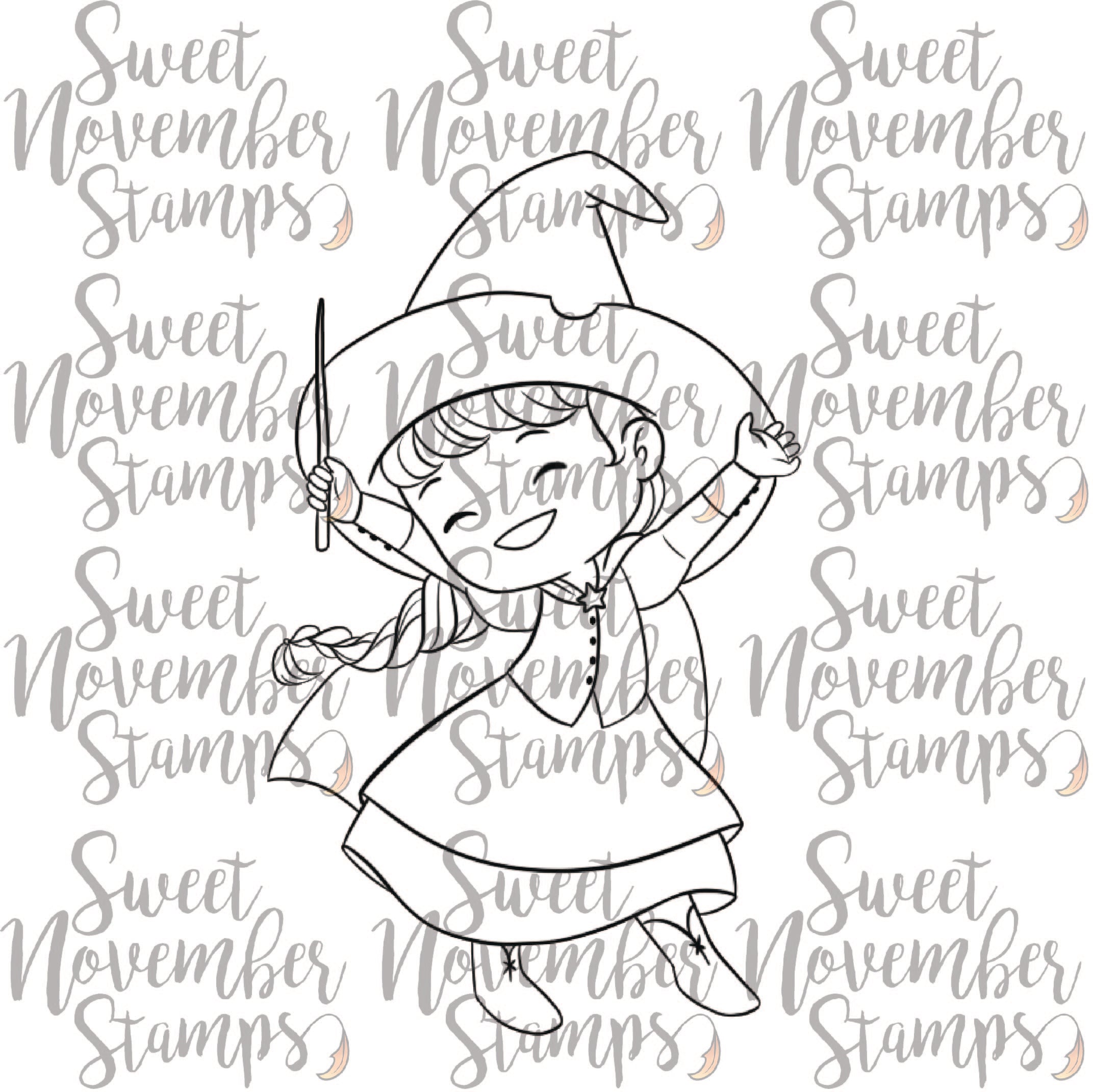Digital Stamp - Moon Dance Witchwee: Tabitha