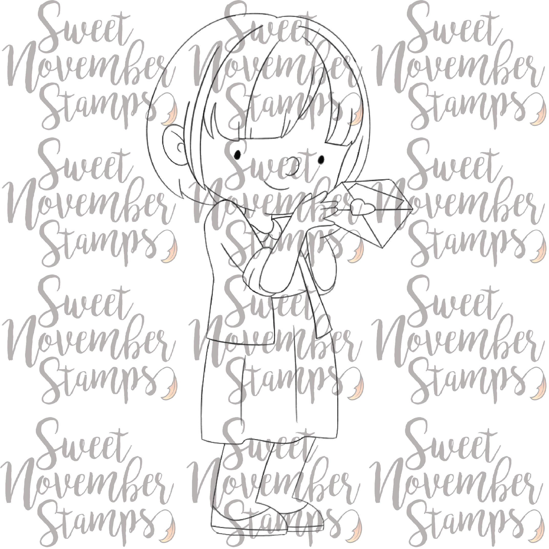 Digital Stamp - Love Letters: Olivia