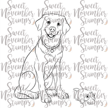 Load image into Gallery viewer, Digital Stamp - Dog Park 4: Ollie the Labrador
