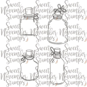 Digital Stamp - Potion Bottles Bundle