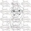 Digital Stamp - Howl-O-Ween Pups: Pugsley's Pumpkin Costume