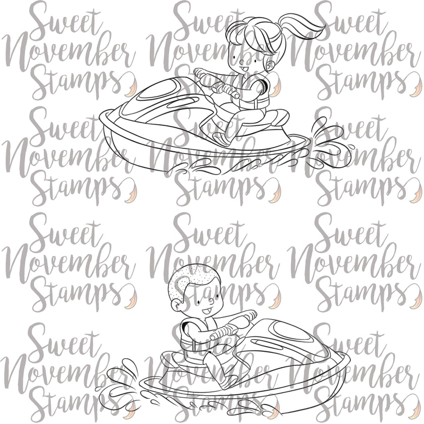 Digital Stamp - Summer On The Go:Jet Skis