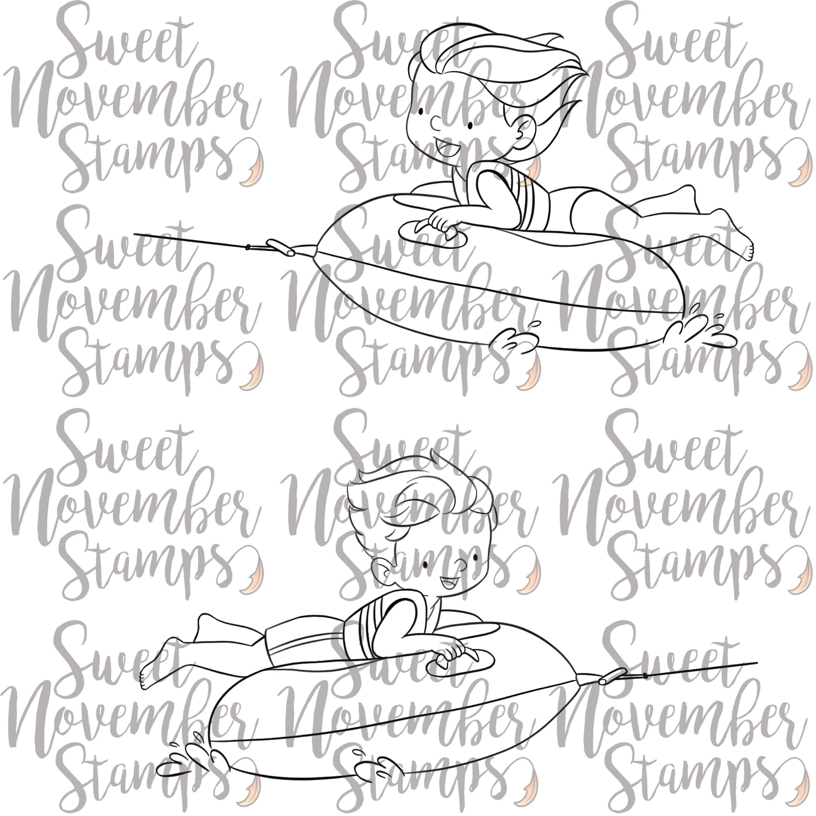 Digital Stamp - Summer On The Go: Tubing